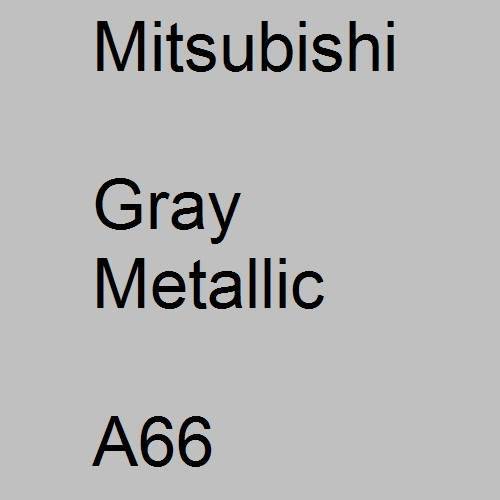 Mitsubishi, Gray Metallic, A66.